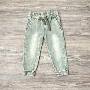 Little Bipsy Olive Jogger Pants 18-24 months